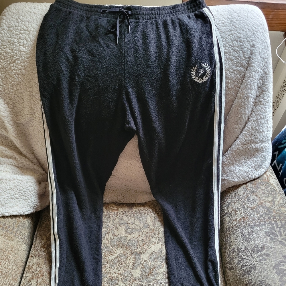 PINK FLEECE GYM PANTS
